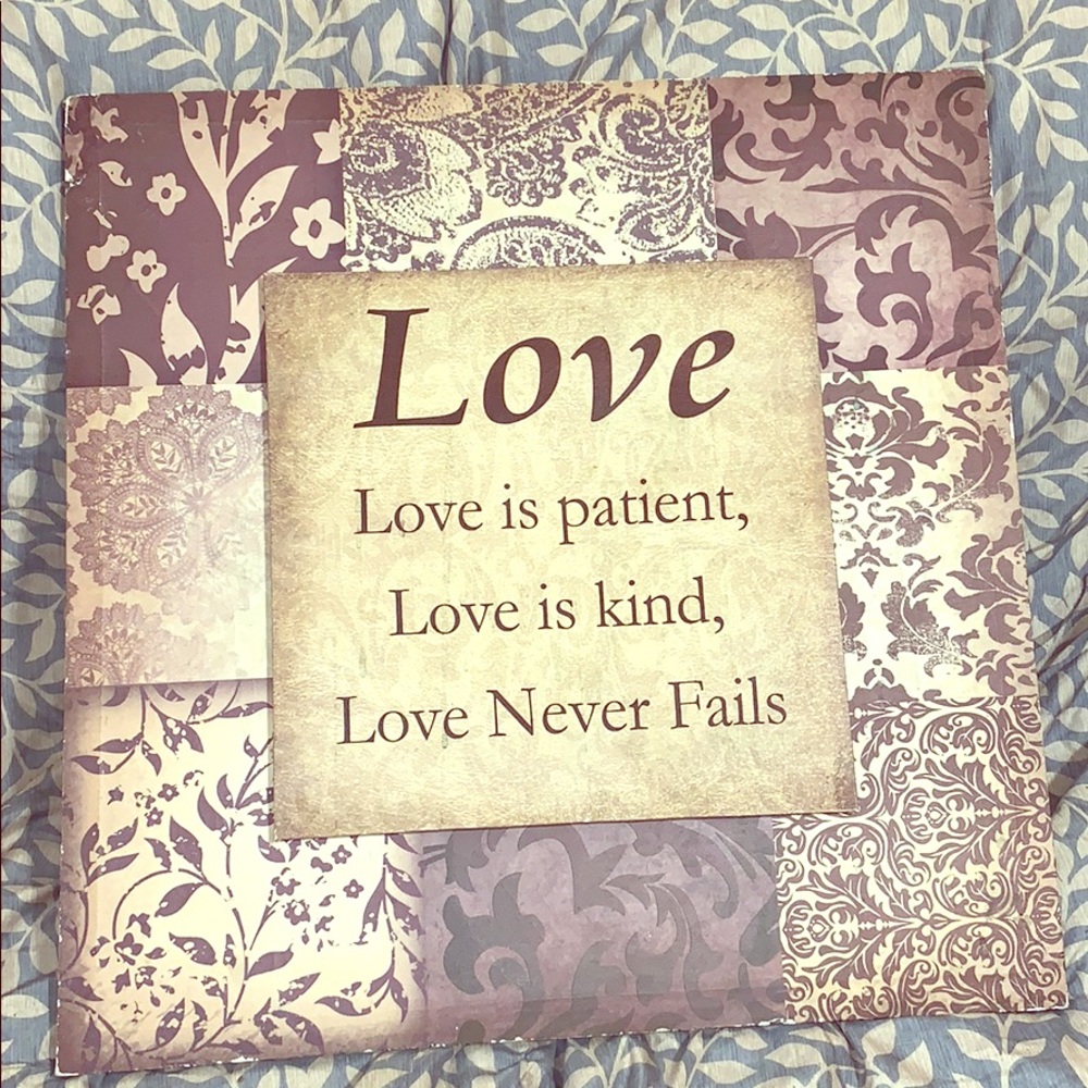 Portrait with a Love Quote